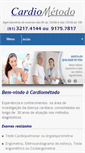 Mobile Screenshot of cardiometodo.com.br